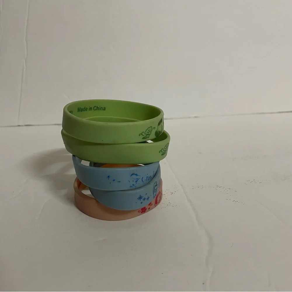 5 Set Colorful Disney Princess Kids Bracelets